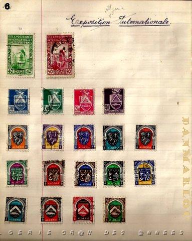 PLANCHE DE TIMBRES D ALGERIE (10).jpg